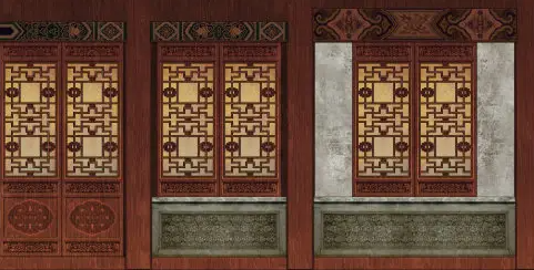 新密隔扇槛窗的基本构造和饰件